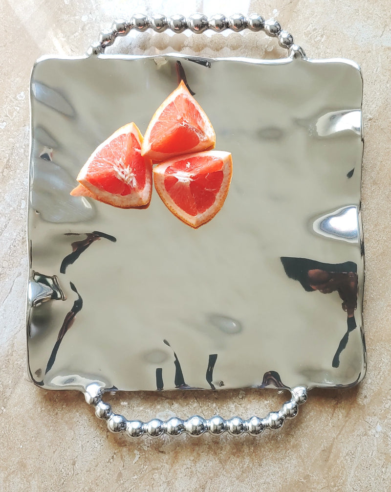 PEARL Square Tray with Perla Handles