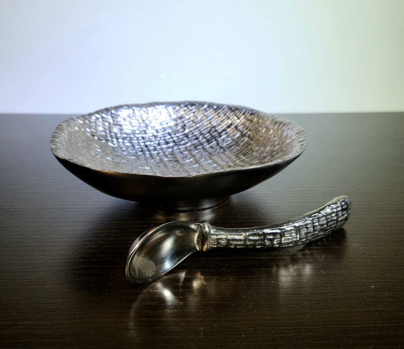 Small serving bowl with spoon